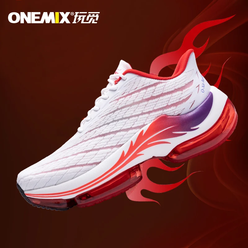 

ONEMIX Fashion 2023 Running Shoes for Men Air Cushion Athletic Couple Trainers Sport Runner Shoes Outdoor Women Walking Sneakers