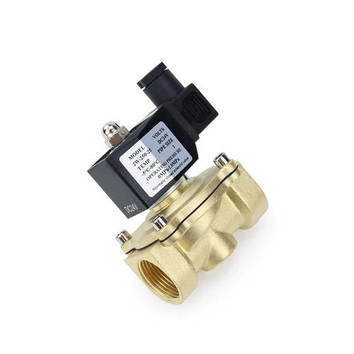 Imagen 2 del producto 1/2 ""3/4"" 1 ""2"" DN15 DN20 DN25 DN32 DN50 válvula de bola eléctrica 12V 24V 220V 110V válvula solenoide normalmente cerrada para agua aceite aire