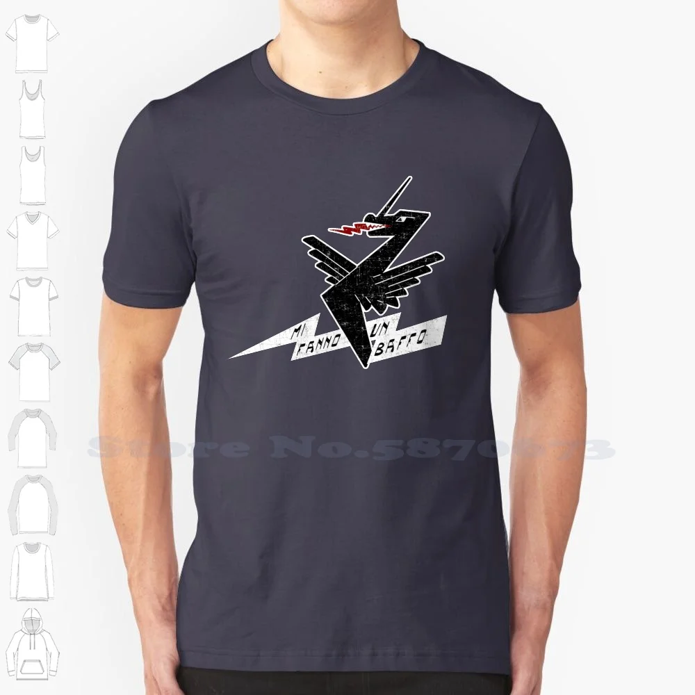 Badge Of The 65Th Squadron Of The Regia 100% Cotton T-Shirt Pzd501 Squadriglia Italian Air Force Regia Italiana Corpo