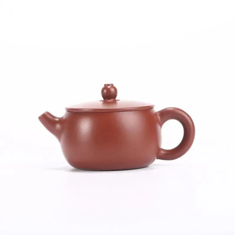 Dahongpao Teapot with Big Mouth, Jade Blessing Pot, Zisha Teapot, Yixing Handmade Pot, Kung-Fu Teaware, Purple Clay Drinkware