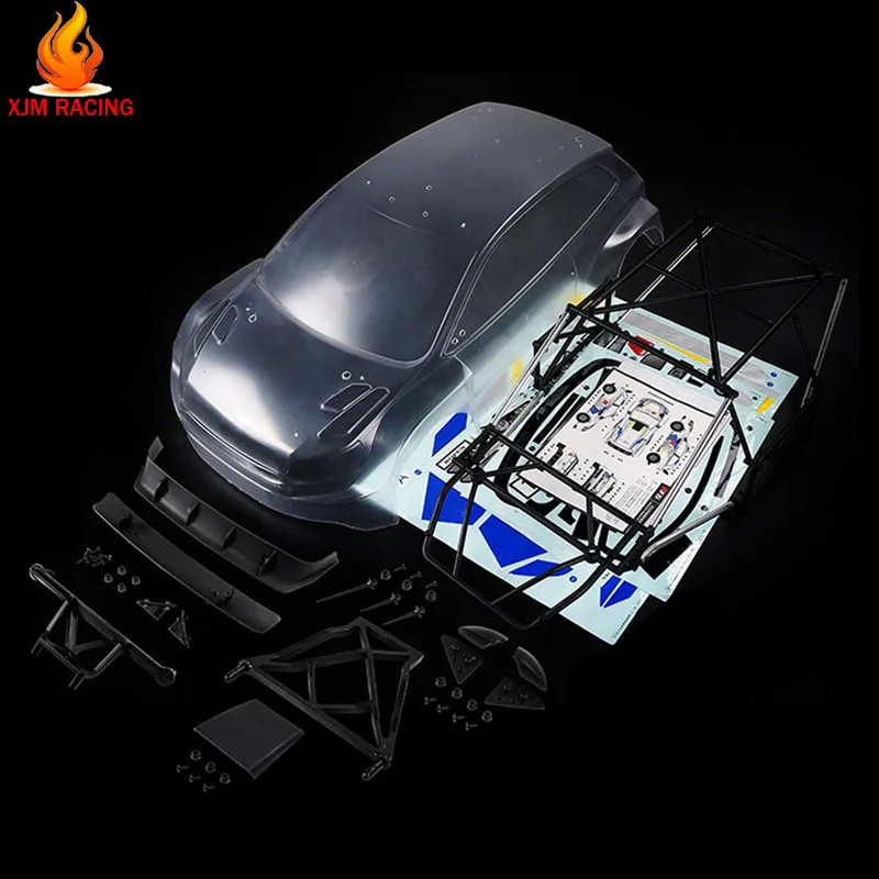 Plastic Body Cover Body Shell with Full Protection Roll Cage for 1/5 ROVAN ROFUN RACING RF5 4WD WRC Rally MCD Rc Car Toys Parts