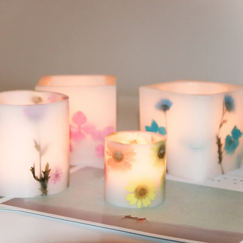 Wiatroodporny kubek z woskiem Akrylowa forma Pusty uchwyt na tealight Formy do świec zapachowych, materiały do produkcji świec DIY, kubek z woskiem do spalania tealightów