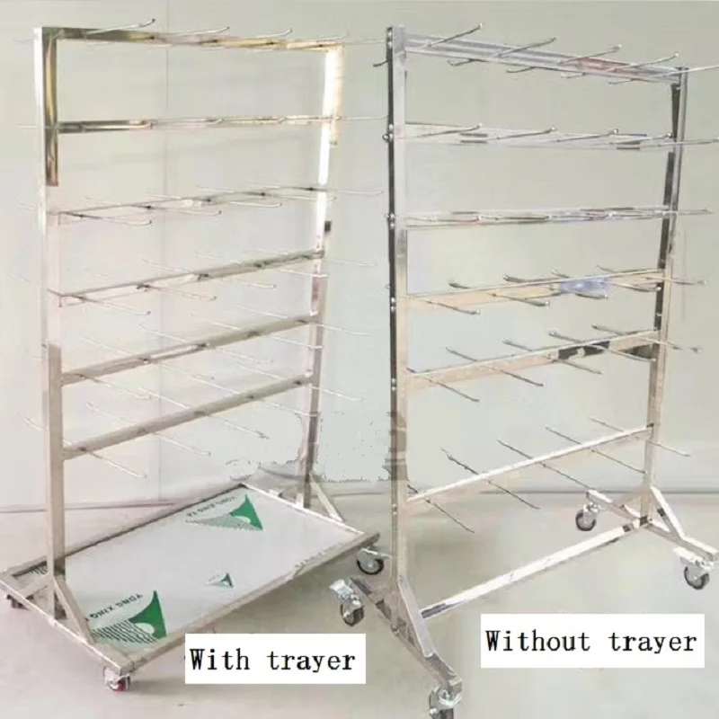 SMT ESD Reel Storage Shelving Rack Trolley Cart Stainless Steel industrial anti-static SMD carrier tape shelf shelves DIY adjust