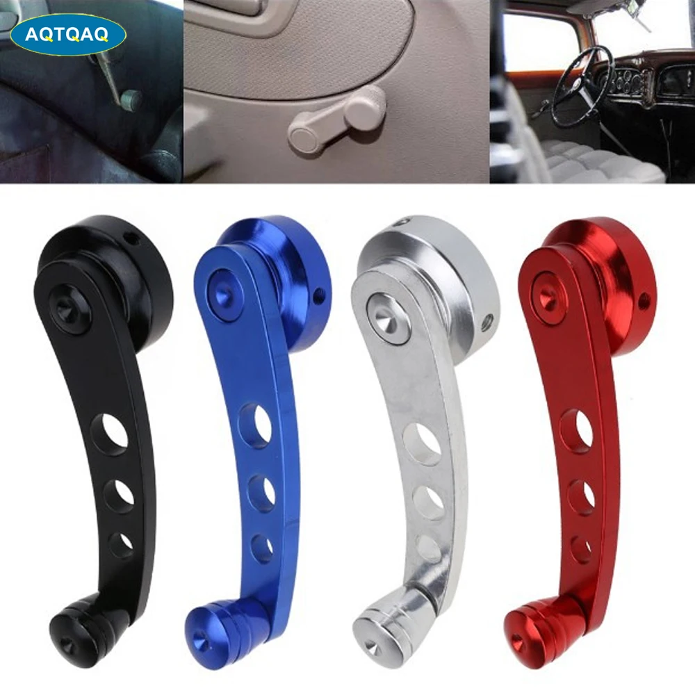 

1Set Universal Car Window Handle Winder Riser Replacement Winder Crank Riser Window Handles Aluminum Alloy