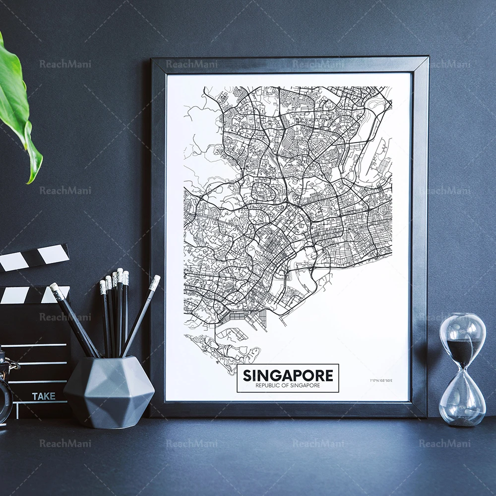 Antwerp city Paris city, Stockholm city, Helsinki city, Reykjavik city map printing, city map poster, monochrome city map, Reykj