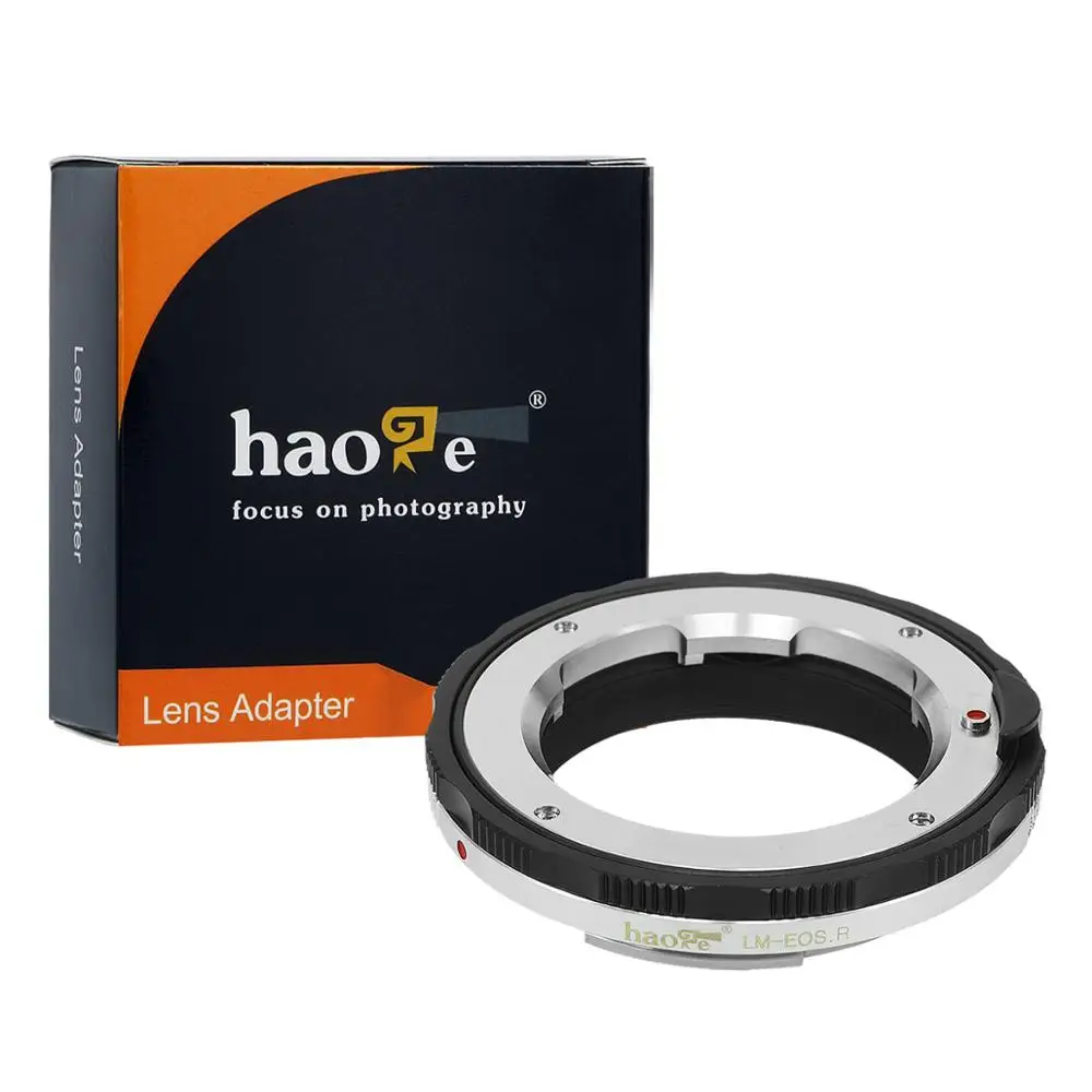 Haoge Manual Macro Close Focus Lens Mount Adapter for Leica M LM, Zeiss ZM, Voigtlander VM Lens to Canon RF Mount Camera