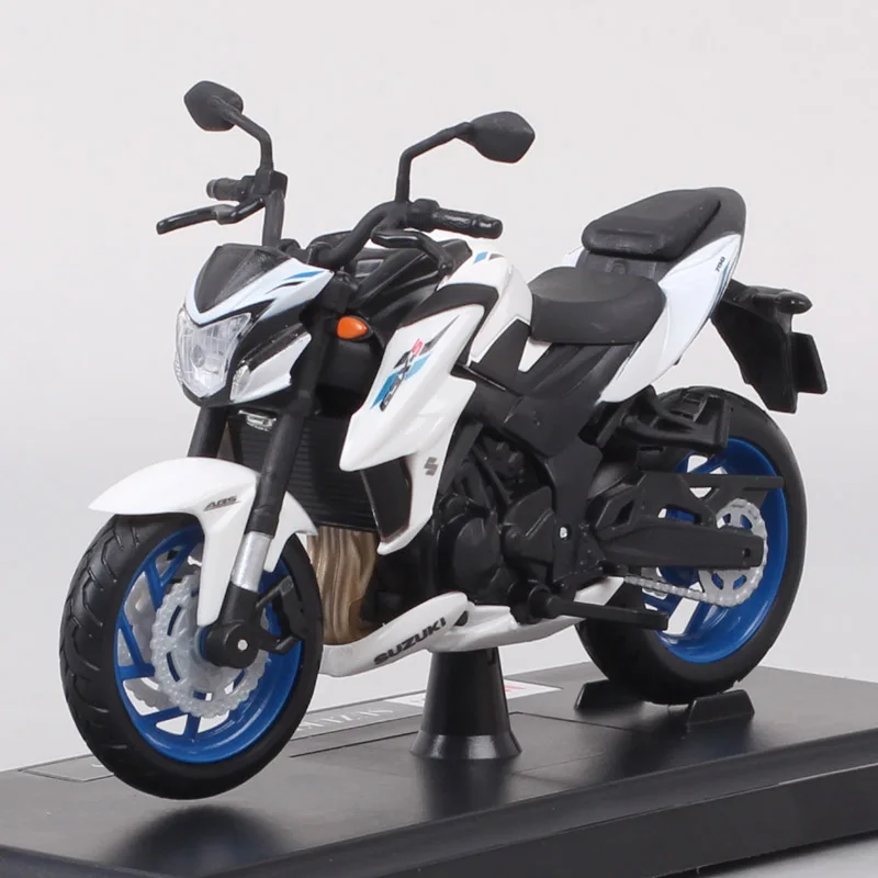 Maisto 1/18 Scale Mini SUZUKI GSX-S750 ABS GSXS750 Bike Model Diecasts & Toy Vehicles Street Motorcycle For Kids Miniature Hobby