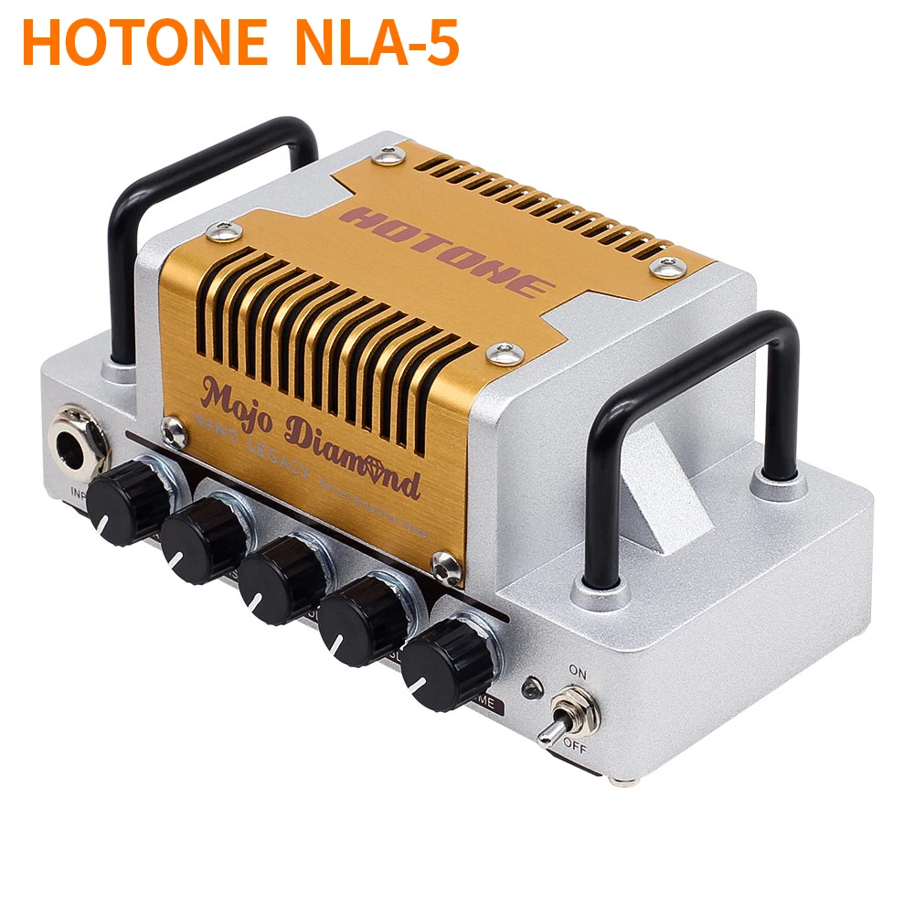 

Hotone Nano Legacy Mojo Diamond Mini 5 Watt Compact Guitar Amp Head with 3 Band EQ NLA-5