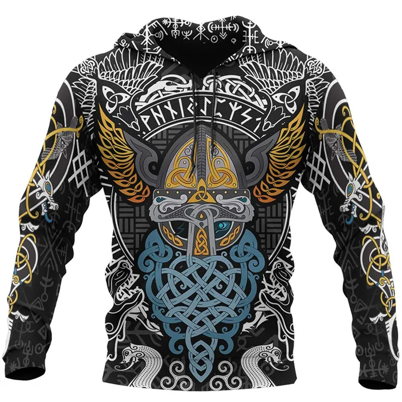 

New 3D Printing Viking Myth Fashion Men Women Tracksuits Crewneck Hoodies Plus Size S-7XL Harajuku