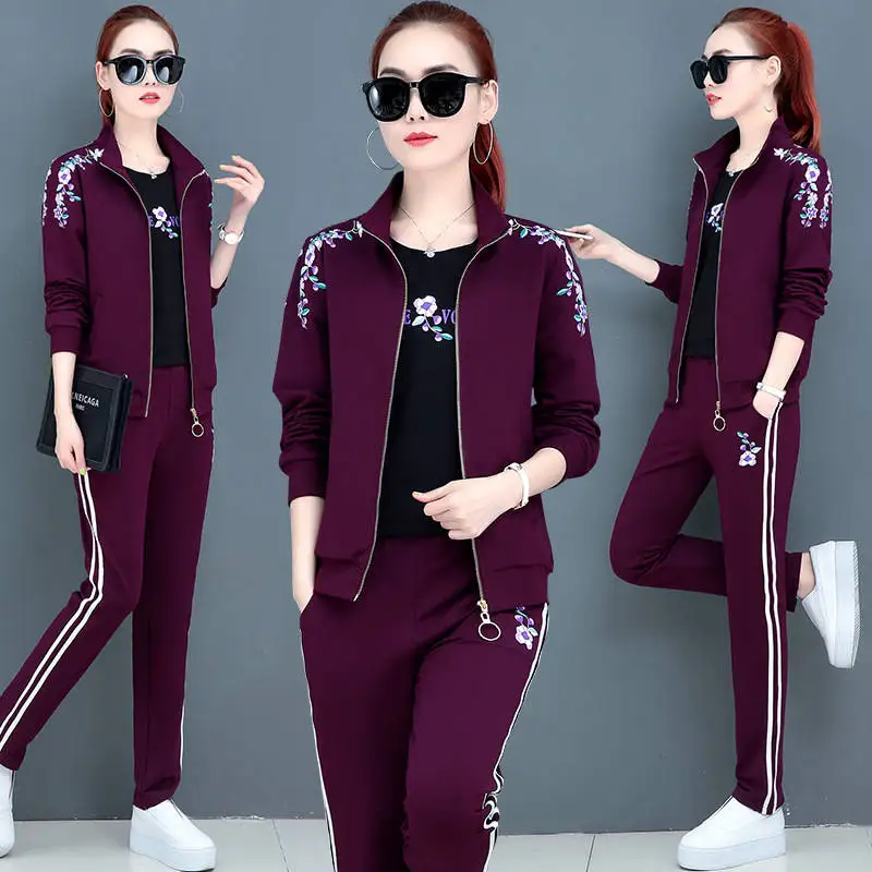 Women's Fashion Girls 2 Pcs Activewear Sweatshirts Harem Pants Track Suit Suit Loungewear Sports & Outdoors Sport set