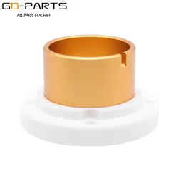 EIZZ 211 805 845 4pin PTFE rura próżniowa gniazdo Vintage zawór lampa elektronowa baza 24K pozłacany mosiądz Pins Hifi DIY