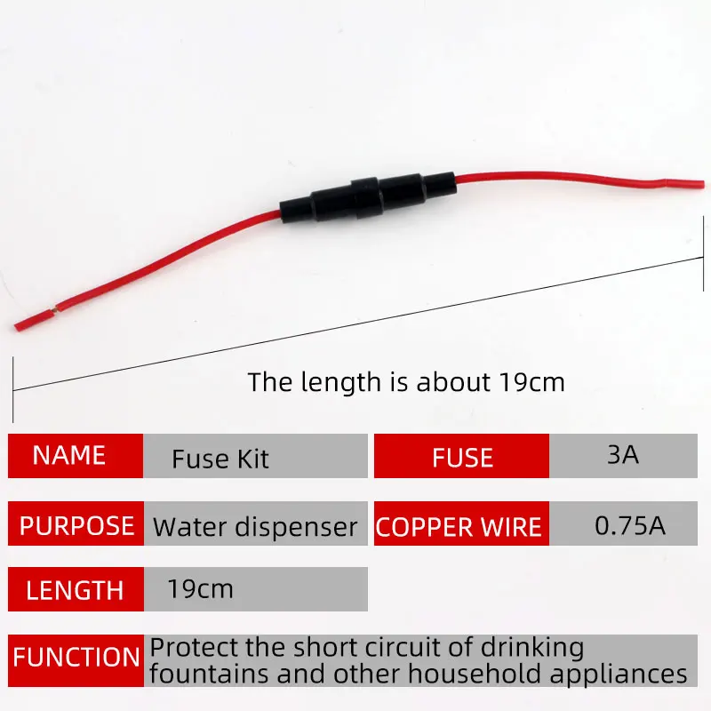 Đen Chống Cháy Cầu Chì Giá Đỡ 0.75m2 Cầu Chì Hộp 5 × 20 Nước Dòng Hộp Chia Kính Cầu Chì Giá Đỡ Bộ