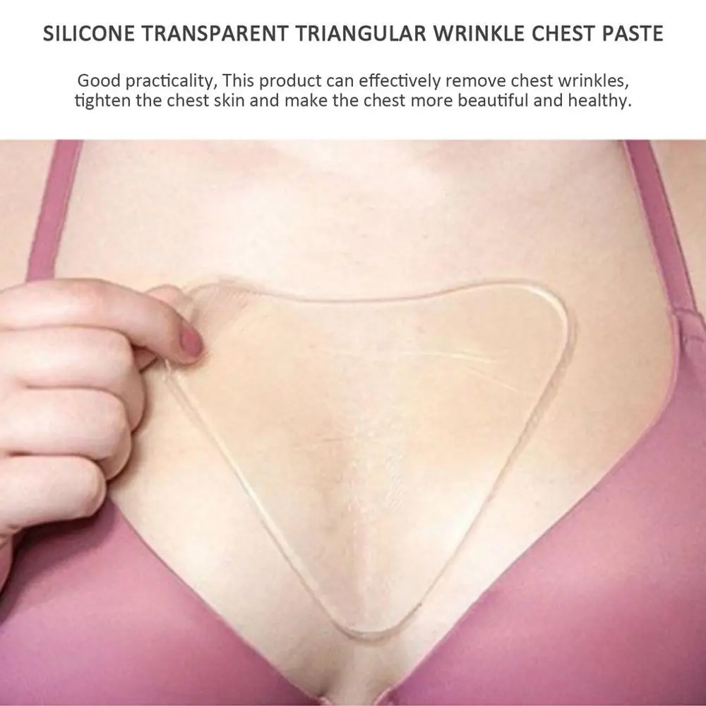 

Reusable Anti Wrinkle Sticker for Neck Breast Chest Forehead Anti Wrinkle Decollete Pad Cleavage Wrinkles Silicone Chest Pad