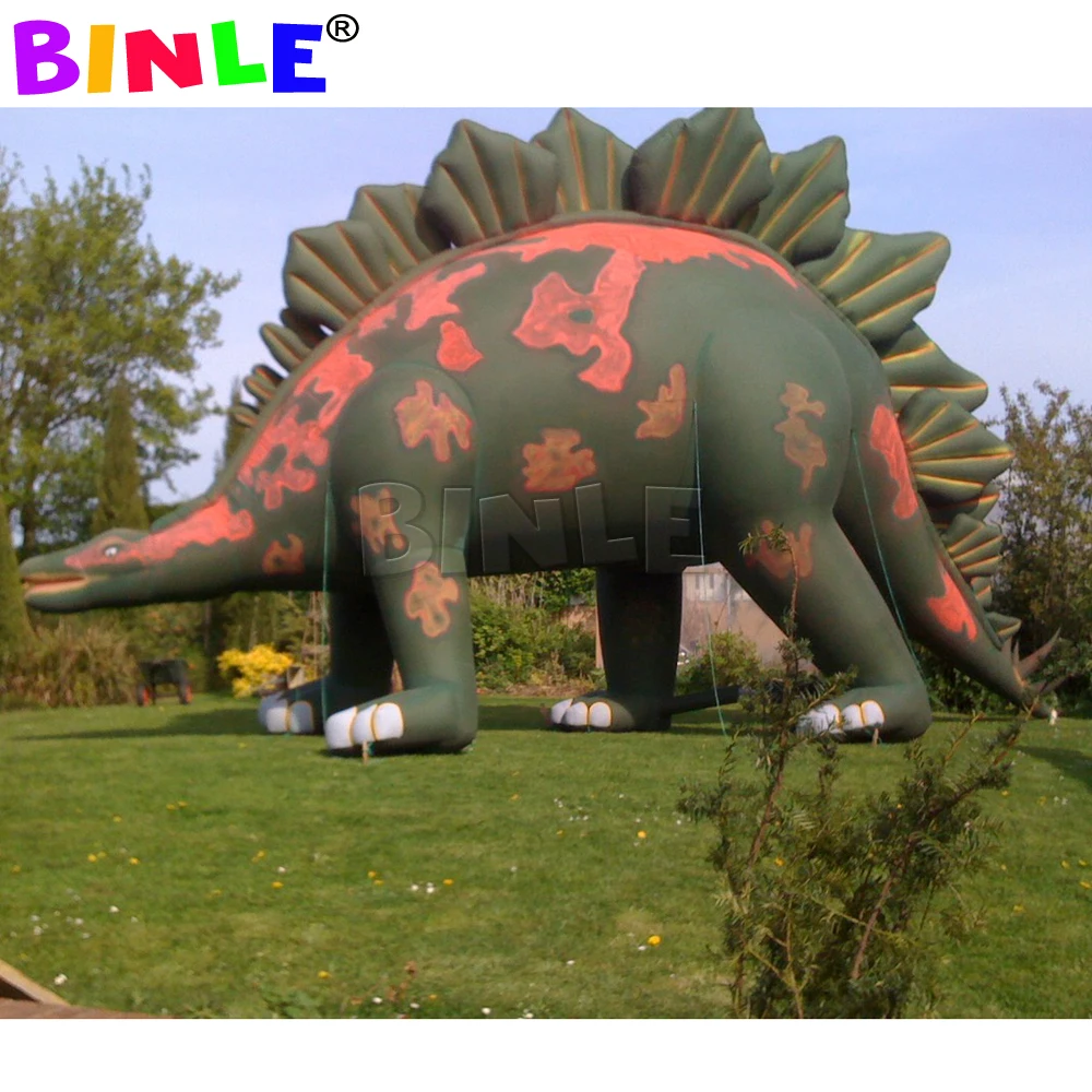 

8M Blow Up Dino Balloon Huge Inflatable Stegosaurus Promotion Display Giant Dinosaur For Advertising