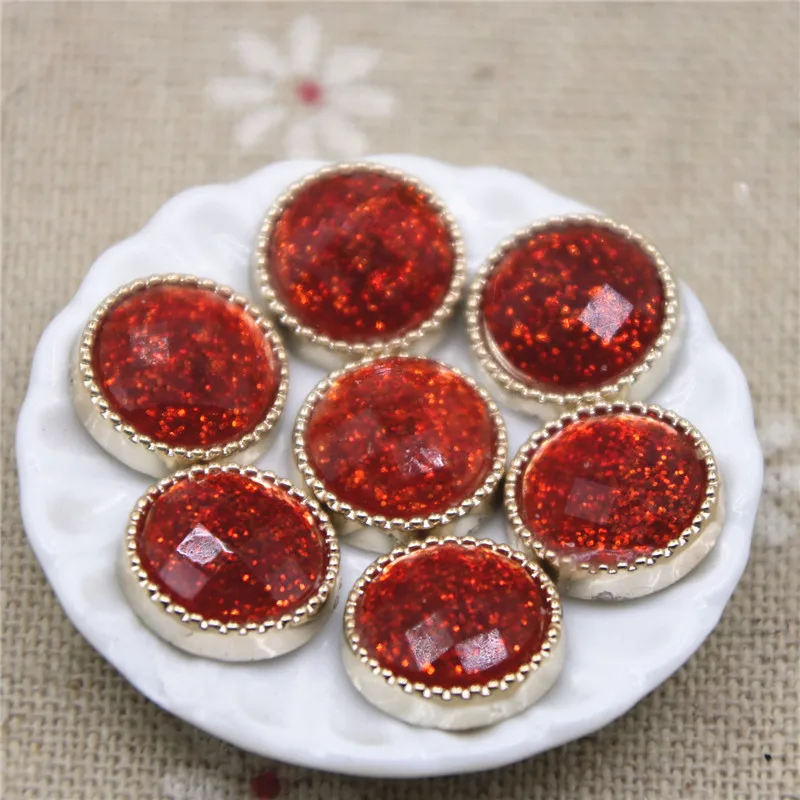 50 sztuk 12.5mm błyszczące okrągłe delikatne białe/czarne flatback przyciski domu ogród rzemiosło Cabochon Scrapbooking DIY akcesoria