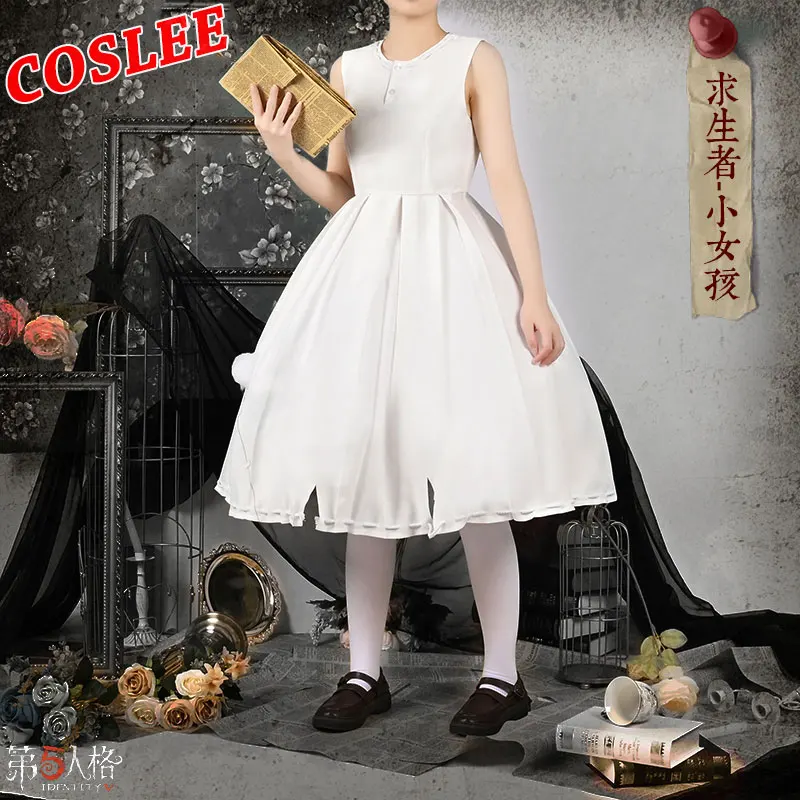 

COSLEE [S-3XL] Identity V Little Girl Cosplay Costume Game Suit Lolita Dress Uniform Women Halloween Role Play 2021 New