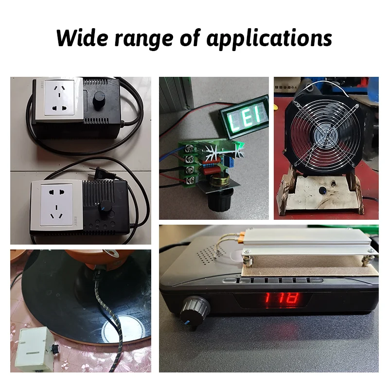 LED Dimmer Fahrer 2000W 4000W SCR Spannung Regler AC 220V LED Netzteil Motor Speed Controller Einstellbare stabilisator Modul