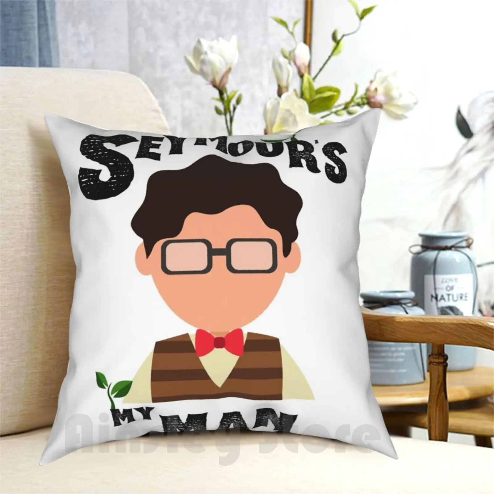 Seymour'S My Man-Suddenly Seymour-Little Shop Of Horrors Pillow Case Printed Home Soft DIY Pillow cover Suddenly Seymour