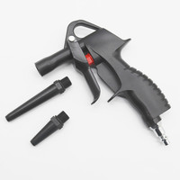 Air Blow Gun Air Duster Gun Cleaner Compressor Dust Blower Two Nozzle Palstic Dust Removal Fan Cleaning Power Tools