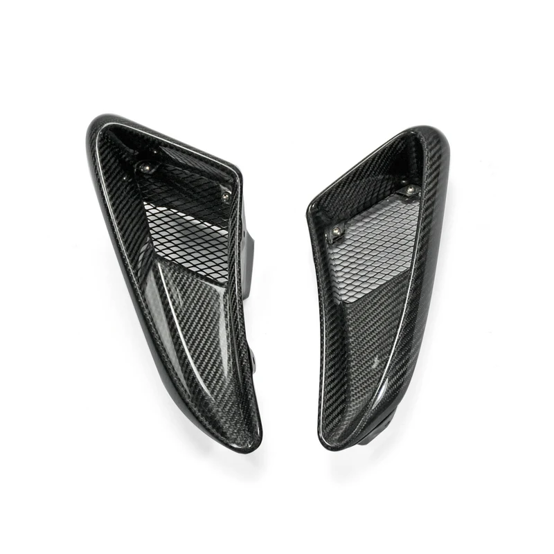 

Car-styling For Porsche 2006-2012 Caymans Boxster S EP Style Carbon Fiber Side Vent Glossy Fibre Air Intake Duct Cover Drift Kit