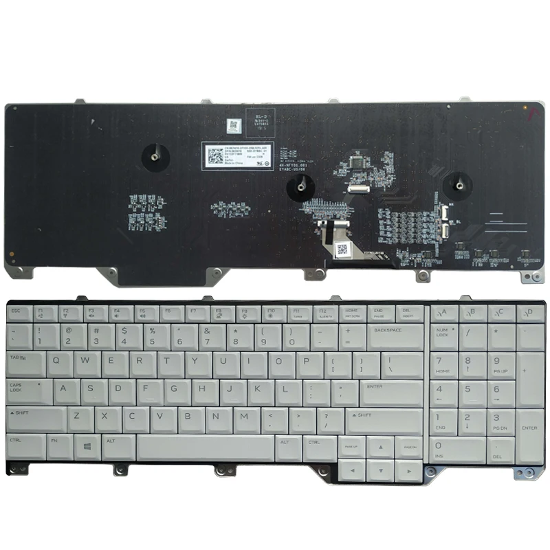 New Laptop US Keyboard FOR Dell Alienware Area 51m With RGB Backlit