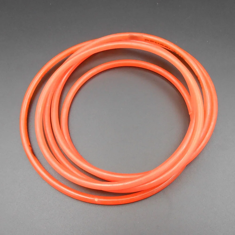 

5Pcs Drum Riding Cycling Training Table Transmission Roller Platform PU Belt Diameter 5MM Circumference 185cm 185CM Orange FD153