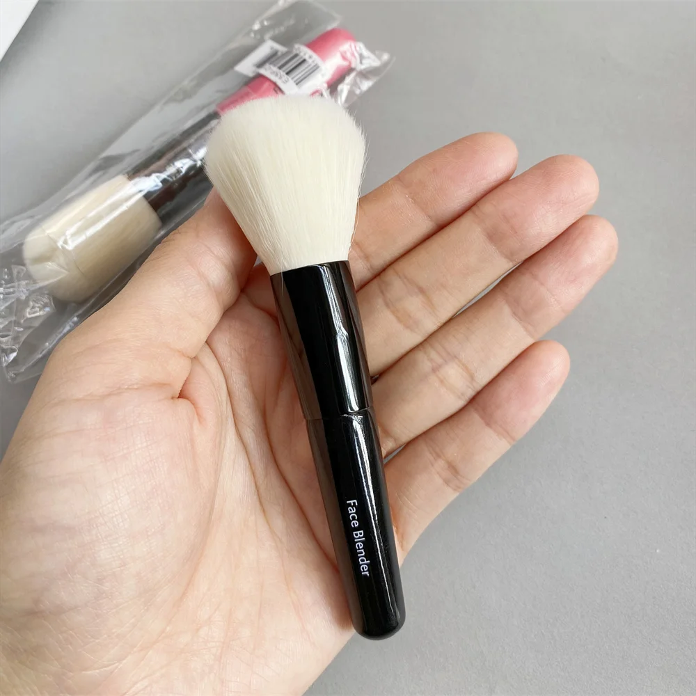 Mini brosse de maquillage pour le visage, rose/noir, format voyage, pour poudre, Blush, produits cosmétiques, outils de beauté