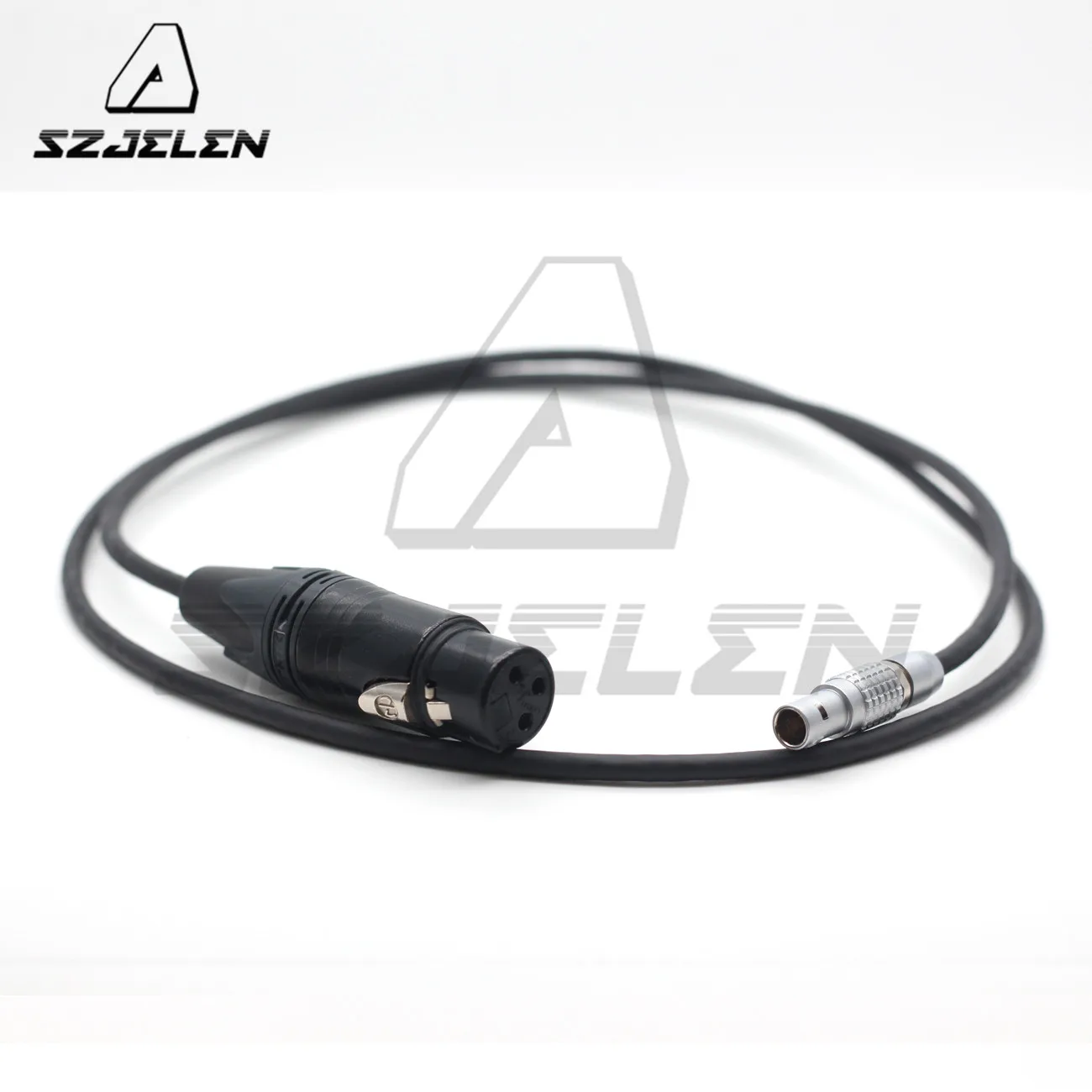 Alexa Mini LF Audio Cable, XLR 3Pin to 0B 6Pin Audio Port Dual Track Cable for Camera ARRI Alexa Mini LF, ALEXA 35 Camera