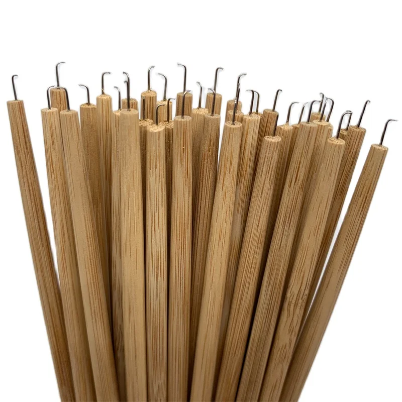 3 Pcs Wood Handle Ventilating Wig Needle Ventilating Needle for Wig Making Crochet Hook Tools