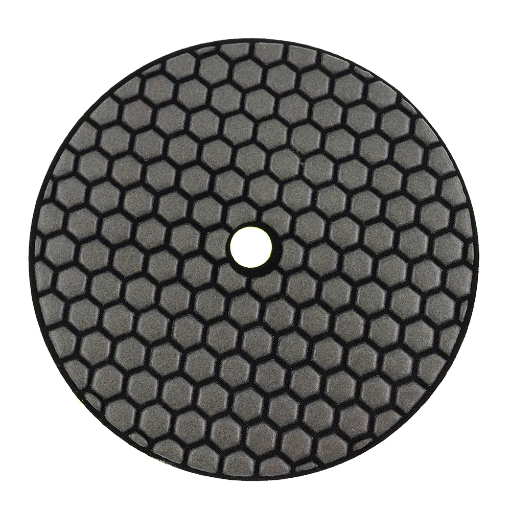 7-teiliges Set, 7 Zoll, Trockenpolierscheiben, scharfe, flexible 180-mm-Steinpolierscheiben für Granit, Marmor, Betonboden, Schleifscheibe – Detail 9