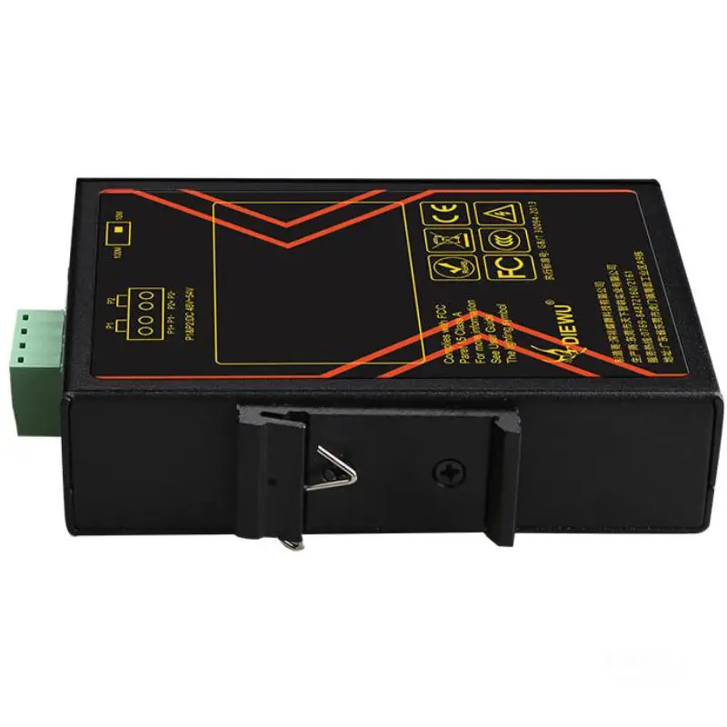 محول إيثرنت صناعي 5 منافذ ، محول شبكة 48V 10/100Mbps ، POE DIN ، سكة حديدية ، RJ45 Lan Hub ، مهايئ إشارة مقوي