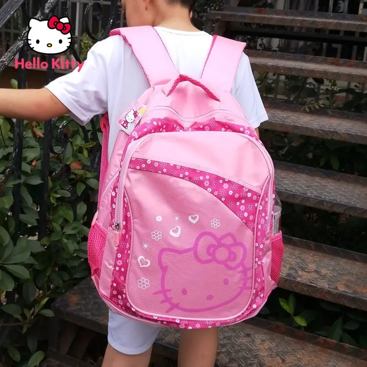 TAKARA TOMY Hello Kitty Children's School Bag Student Cartoon Cute Backpack Girl School Gift Messenger Bag