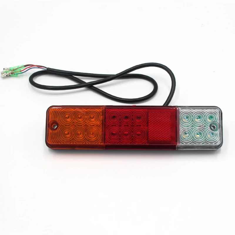 2Pcs 12V - 80V LED Tail Lights For Forklift Reverse Brake Turn Signals Rear Light Truck Trailer Tractor Tail Lamps