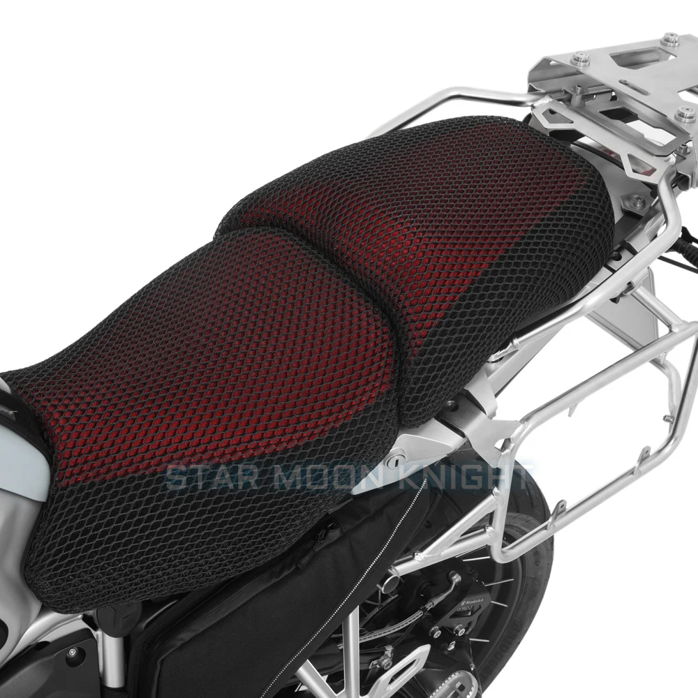 Motorcycle Anti-Slip 3D Mesh Fabric Seat Cover Breathable Waterproof Cushion For BMW R1200GS R 1200 GS LC ADV Adventure R1250GS