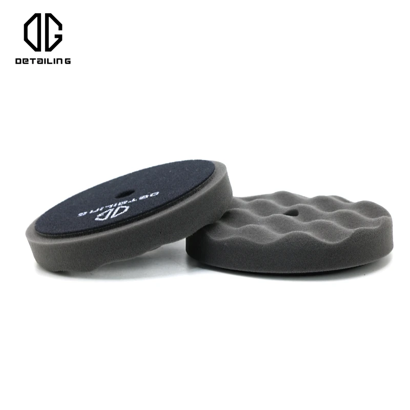 DETAILING Car Care Detailing Convex Foam Polishing Buffing Pad Wave Style Black Foam Finishing Pad