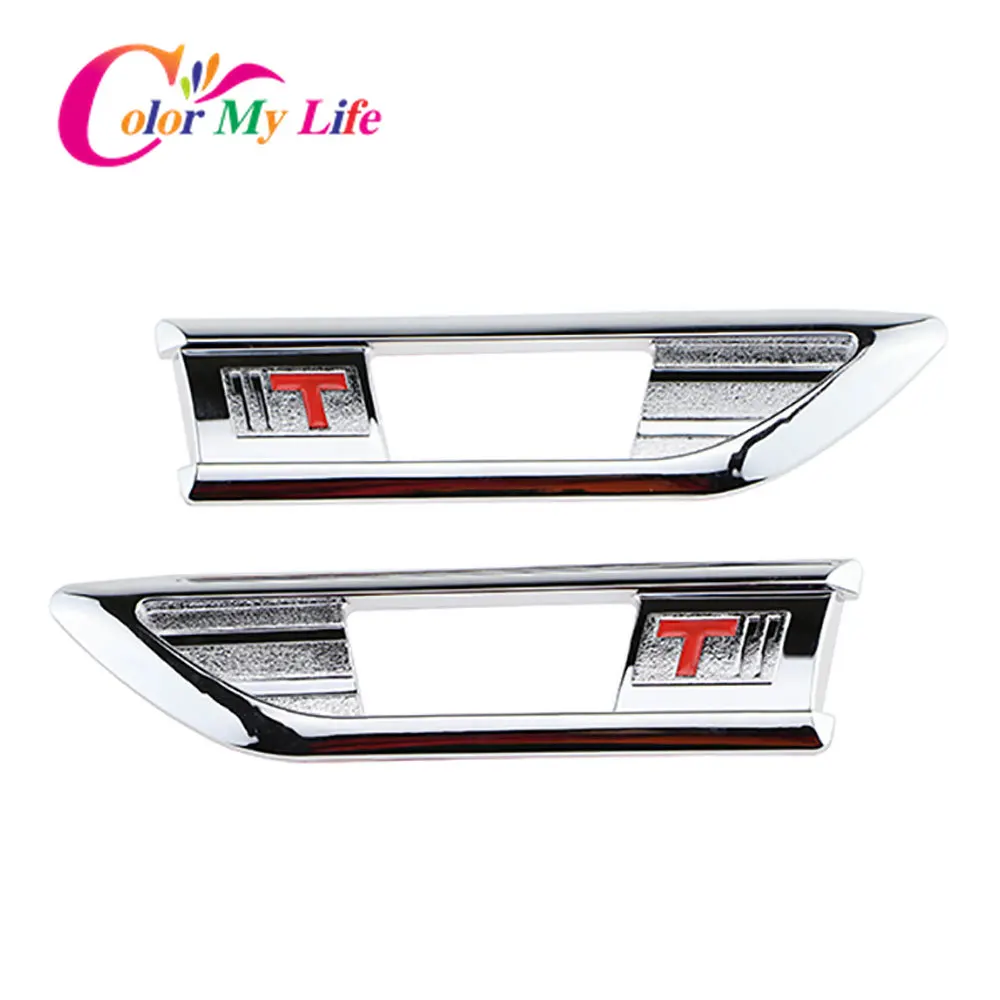 Color My Life 2Pcs/Set ABS Car Side Turn Signal Lights Decoration Cover Sticker for Chevrolet Cruze Sedan Hatchback 2009-2014