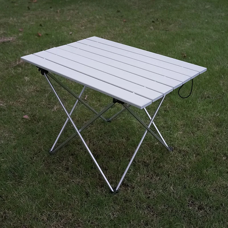 Ultralight Portable Folding Camping Table Aluminum Alloy Outdoor Foldable Travel Picnic Hiking BBQ DeskFurniture with StorageBag