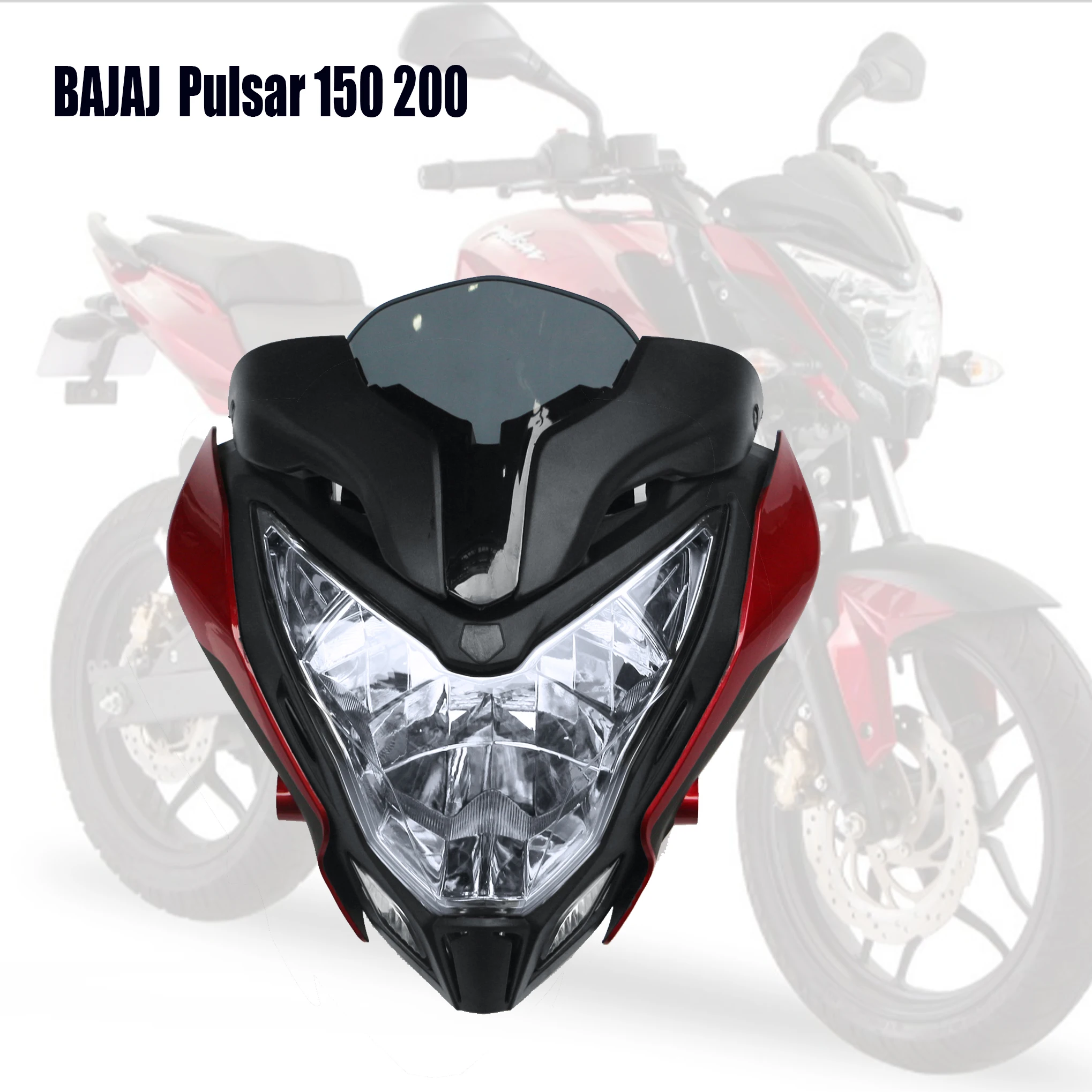 

Fit for BAJAJ Pulsar 150 200 Front Headlight Headlamp Assembly PULSAR150 PULSAR200 Led Head Light Lamp Motorcycle