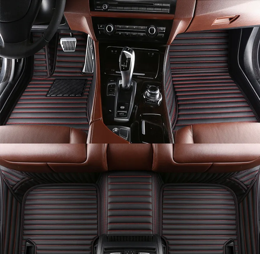 

Custom special car floor mats for High quality Toyota Land Cruiser Prado 120 2009-2002 5 seats waterproof carpets for LC120 2005