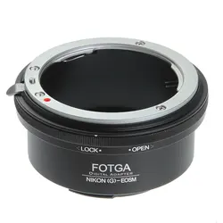 FOTGA Adapter Ring for Nikon G AF-S Mount lens to Canon EF-M EOS M M1 M2 M3 M5 M6 M10