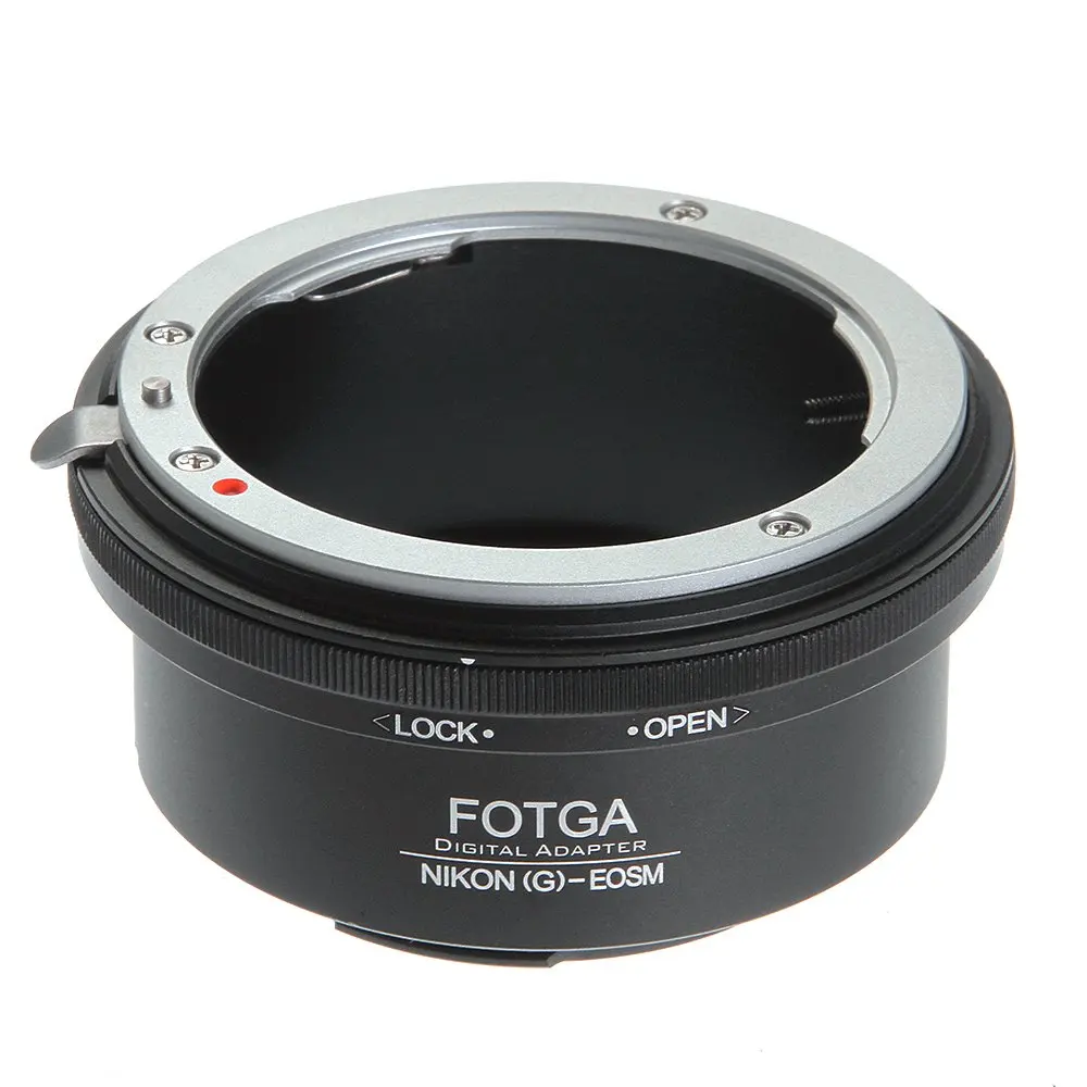 FOTGA Adapter Ring for Nikon G AF-S Mount lens to Canon EF-M EOS M M1 M2 M3 M5 M6 M10