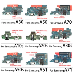 50Pcs， NEW USB Charger Charging Board Dock Cables For Samsung A10 A01 A11 A21S A31 A41 A51 A71 A30 A50 A70 A10S A20S A30S