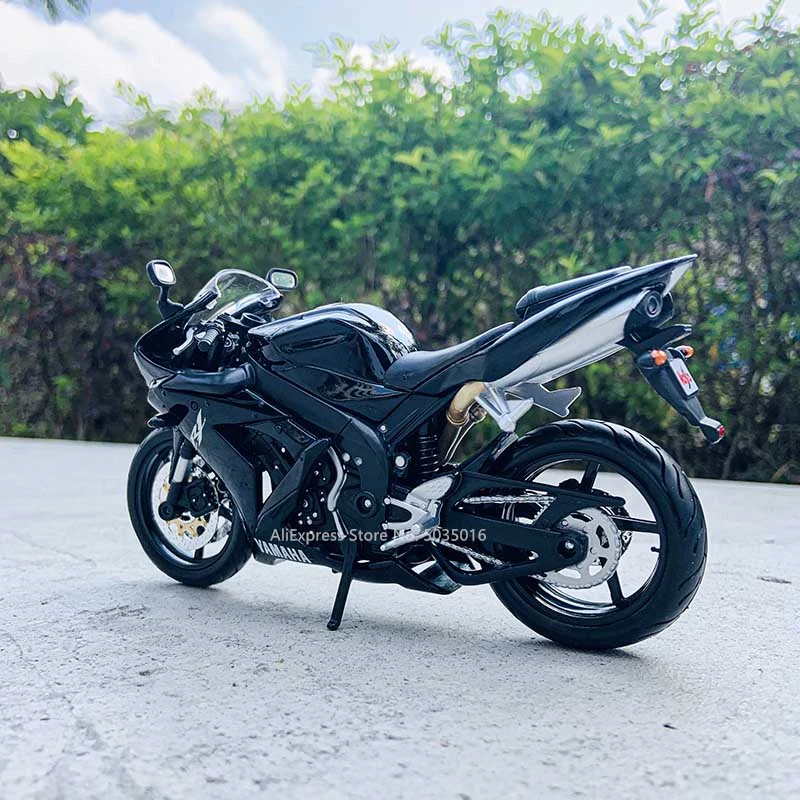 Maisto 1:12 Yamaha YZF-R1 black Factory Edition Static Die Cast Vehicles Collectible Motorcycle Model Toys