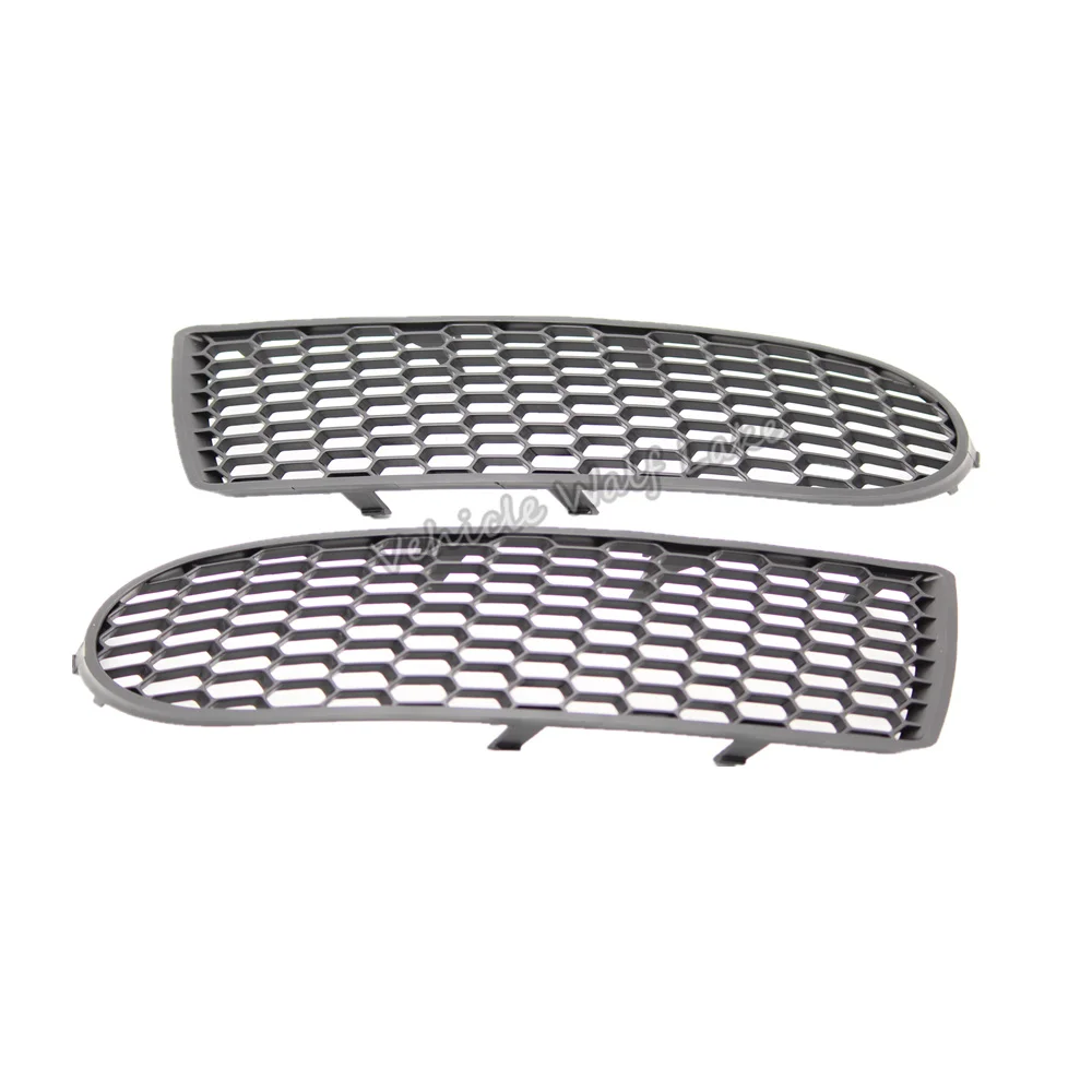 3pcs Car Light Grille For VW Beetle 2006 2007 2008 2009 Car Front Bumper Fog Lamp Fog Light Cover And Lower Center Grille
