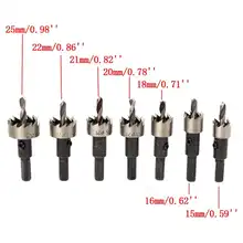 12pcs HSS Drill Bit Set 15-50mm #2