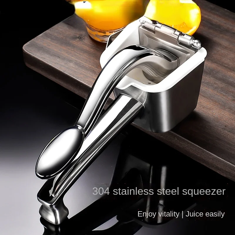 High-quality 304 stainless steel detachable manual juicer high-capacity vegetable drainer fruit orange pomegranate juicer