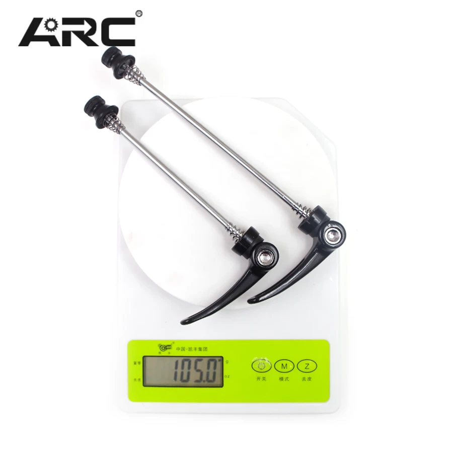 ARC BIKE SKEWERS FRONT&REAR ALLOY CNC QUICK RELEASE SKEWERS 100 130MM 135 MM  ROAD MTB MOUNTAIN QR AXLE FOR BICYCLE HUB PARTS