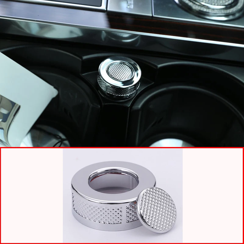 

For Landrover Range Rover Sport For Range Rover Vogue SV 2009-2017 ABS Chrome Car Cigarette Lighter Cover Trim Accessories