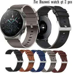 Watchband For Huawei Watch GT 2 pro strap Leather Smart Wristband Bracelet For Samsung Galaxy Watch 3 45mm Accessories