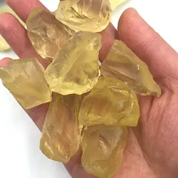 50g Bulk Natural Citrine Raw Rough Yellow Quartz Crystal Specimen Reiki Healing Stone Craft Aquarium Home Room Decoration